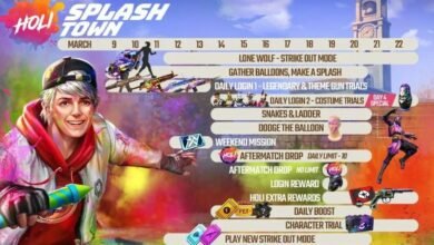 free fire events