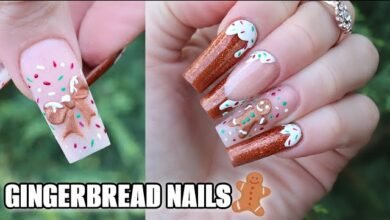 Gingerbread Nails